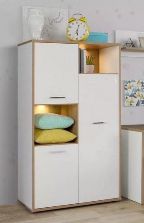 Meble Forte CHICORY CHRR621-M213 Szafka L/P Biały/Dąb Meble Forte CHICORY CHRR621-M213 Szafka L/P Biały/Dąb