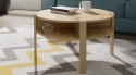 Forte COFFEE TABLES CFTT5024-D78 Stolik okolicznościowy, kawowy, okrągły Dąb Artisan Forte COFFEE TABLES CFTT5024-D78 Stolik okolicznościowy, kawowy, okrągły Dąb Artisan