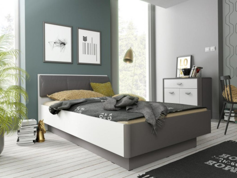 Meble Forte HEY HEYK221-C230 Komoda młodzieżowa Szary/Biały Meble Forte HEY HEYK221-C230 Komoda młodzieżowa Szary/Biały