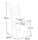 Meble Forte KRZESŁA KR0115-D43-IN91 Krzesło KASHMIR Meble Forte KRZESŁA KR0115-D43-IN91 Krzesło KASHMIR
