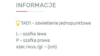 SZAFA NAROŻNA GARDEROBA Meblar DELTA System DL2 L/P - Dąb / Antracyt SZAFA NAROŻNA GARDEROBA Meblar DELTA System DL2 L/P - Dąb / Antracyt