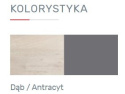 REGAŁ MEBLAR MŁODZIEŻOWY DELTA System DL4 -Dąb /Antracyt szuflada półki dla dziecka do salonu pokoju nastolatka płyta laminowana REGAŁ MEBLAR MŁODZIEŻOWY DELTA System DL4 -Dąb /Antracyt szuflada półki dla dziecka do salonu pokoju nastolatka płyta laminowana