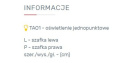 REGAŁ MŁODZIEŻOWY MEBLAR DELTA System DL6 - Dąb / Antracyt płyta laminowana na książki drobiazgi zabawki dla nastolatka dziecka