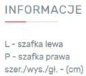 SZAFA MŁODZIEŻOWA MEBLAR FARO System FR3 - Biały Lux / Dąb Artisan / Szary DWUDRZWIOWA Z SZUFLADĄ PÓŁKI DRĄŻEK NA WIESZAKI