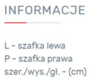 REGAŁ MŁODZIEŻOWY MEBLAR FARO System FR4 L/P - Biały Lux /Dąb Artisan /Szary ZAMKNIĘTY SZUFLADY do salonu dla dziecka nastolatka