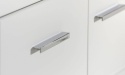 Meble Forte SNOW SNWK36-C50 Komoda półki + szuflady Biały mat Meble Forte SNOW SNWK36-C50 Komoda półki + szuflady Biały mat