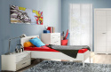Meble Forte SNOW SNWS82-C50 Szafa ubraniowa dwudrzwiowa Biały Meble Forte SNOW SNWS82-C50 Szafa ubraniowa dwudrzwiowa Biały