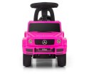 Milly Mally Pojazd Jeździk MERCEDES G350d Pink S Różowy autko Chodzik Pchacz schowek pod siedzeniem oparcie 12 m+ klakson Milly Mally Pojazd Jeździk MERCEDES G350d Pink S Różowy autko Chodzik Pchacz schowek pod siedzeniem oparcie 12 m+ klakson
