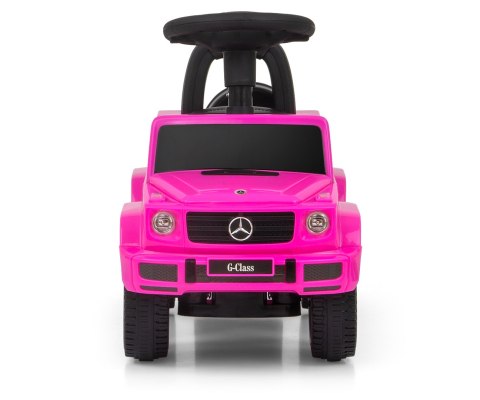 Milly Mally Pojazd Jeździk MERCEDES G350d Pink S Różowy autko Chodzik Pchacz schowek pod siedzeniem oparcie 12 m+ klakson Milly Mally Pojazd Jeździk MERCEDES G350d Pink S Różowy autko Chodzik Pchacz schowek pod siedzeniem oparcie 12 m+ klakson