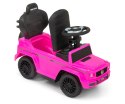 Milly Mally Pojazd z rączką Jeździk MERCEDES G350d Pink Różowy autko Chodzik Pchacz schowek pod siedzeniem oparcie klakson Milly Mally Pojazd z rączką Jeździk MERCEDES G350d Pink Różowy autko Chodzik Pchacz schowek pod siedzeniem oparcie klakson
