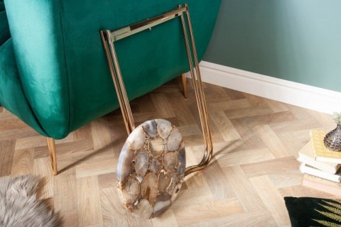 Invicta Interior INVICTA stolik NOBLE AGAT I 35 cm - kamień agat Invicta Interior INVICTA stolik NOBLE AGAT I 35 cm - kamień agat