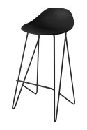 King Home Hoker PERSY czarny 66 cm - siedzisko polipropylen stal malowana proszkowo King Home Hoker PERSY czarny 66 cm - siedzisko polipropylen stal malowana proszkowo