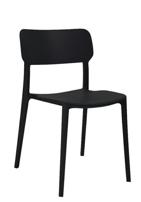 King Home Krzesło AGAT PREMIUM czarne - polipropylen King Home Krzesło AGAT PREMIUM czarne - polipropylen