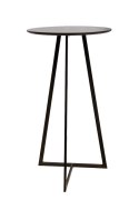 STOLIK BAROWY OKRĄGŁY ALLEN 60 CZARNY - MDF, metal King Home STOLIK BAROWY OKRĄGŁY ALLEN 60 CZARNY - MDF, metal King Home