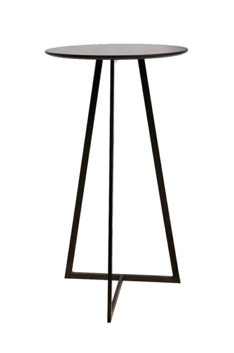 STOLIK BAROWY OKRĄGŁY ALLEN 60 CZARNY - MDF, metal King Home STOLIK BAROWY OKRĄGŁY ALLEN 60 CZARNY - MDF, metal King Home