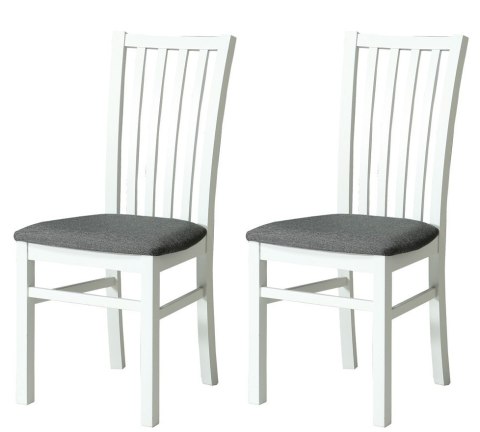 Meble Forte KRZESŁA KR0114-120-ET95 Krzesło SNOW Biały/Szary Meble Forte KRZESŁA KR0114-120-ET95 Krzesło SNOW Biały/Szary