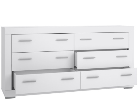 Meble Forte SNOW SNWK26-C50 Komoda szuflady Biały mat Meble Forte SNOW SNWK26-C50 Komoda szuflady Biały mat