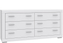 Meble Forte SNOW SNWK26-C50 Komoda szuflady Biały mat Meble Forte SNOW SNWK26-C50 Komoda szuflady Biały mat