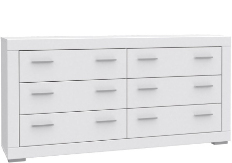Meble Forte SNOW SNWK26-C50 Komoda szuflady Biały mat Meble Forte SNOW SNWK26-C50 Komoda szuflady Biały mat