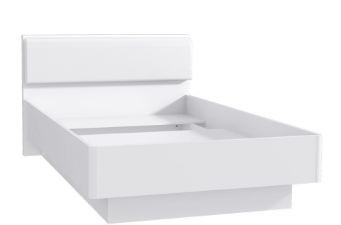 Meble Forte SNOW SNWL222-C50 Łóżko120x200 cm Biały mat Meble Forte SNOW SNWL222-C50 Łóżko120x200 cm Biały mat