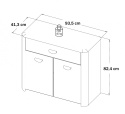 Meble Forte YOOP YPK23-Q41 Komoda Dąb sonoma/Szary Meble Forte YOOP YPK23-Q41 Komoda Dąb sonoma/Szary