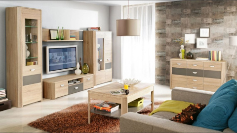 Meble Forte YOOP YPS71-Q41 Szafa ubraniowa Dąb sonoma/Szary Meble Forte YOOP YPS71-Q41 Szafa ubraniowa Dąb sonoma/Szary