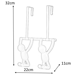 Umbra UMBRA wieszak na ubrania BUDDY 2 - czarny