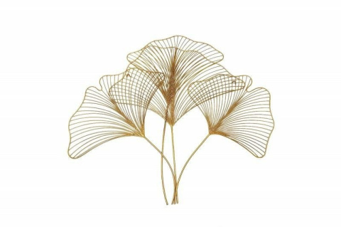 Invicta Interior INVICTA dekoracja ścienna GINKGO 90 cm złota Invicta Interior INVICTA dekoracja ścienna GINKGO 90 cm złota