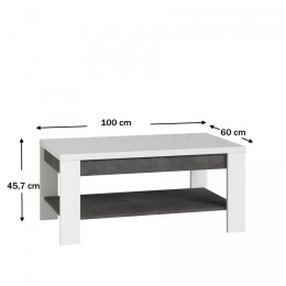 Meble Forte BRUGIA BRCT501-C639 Stolik okolicznościowy