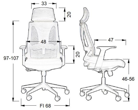 Fotel obrotowy OLTON H CZARNY - krzesło biurowe do biurka - TILT, ZAGŁÓWEK Fotel obrotowy OLTON H CZARNY - krzesło biurowe do biurka - TILT, ZAGŁÓWEK