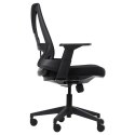 Fotel obrotowy OLTON L CZARNY - krzesło biurowe do biurka - TILT