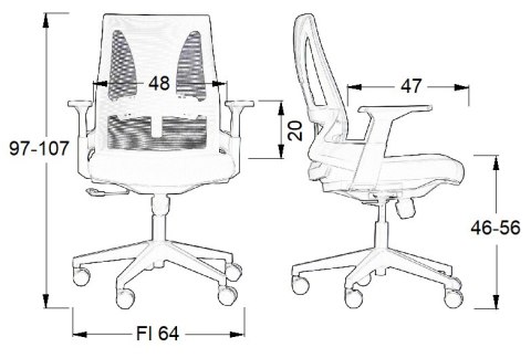 Fotel obrotowy OLTON L CZARNY - krzesło biurowe do biurka - TILT Fotel obrotowy OLTON L CZARNY - krzesło biurowe do biurka - TILT