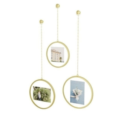 Umbra UMBRA ramka na zdjęcia FOTOCHAIN CIRCULAR metal złoty okrągłe zawieszane na łańcuszku Umbra UMBRA ramka na zdjęcia FOTOCHAIN CIRCULAR metal złoty okrągłe zawieszane na łańcuszku