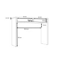 Forte DALATE DQLT321-M368 Toaletka z szufladami Forte DALATE DQLT321-M368 Toaletka z szufladami