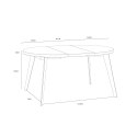 Forte TABLES TBLT7001-120-904 Stół rozkładany Forte TABLES TBLT7001-120-904 Stół rozkładany