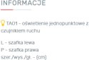 PÓŁKA WISZĄCA MŁODZIEŻOWA NANO System NA12 Meblar - Grafit / Dąb Riviera PŁYTA LAMINOWANA OBRZEŻA ABS DLA DZIECKA NASTOLATKA