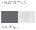 KOMODA MEBLE MŁODZIEŻOWE Meblar NANO System NA7 - Grafit / Enigma Z SZUFLADAMI dla dziecka nastolatka do salonu pokoju KOMODA MEBLE MŁODZIEŻOWE Meblar NANO System NA7 - Grafit / Enigma Z SZUFLADAMI dla dziecka nastolatka do salonu pokoju