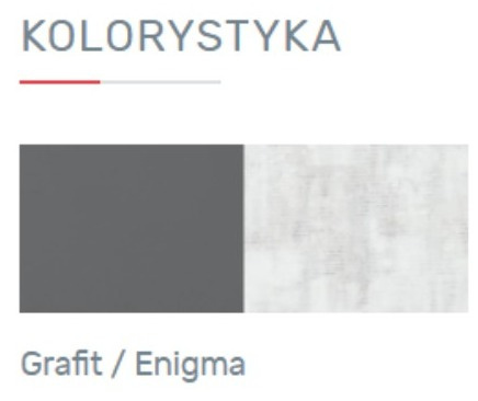 KOMODA MEBLE MŁODZIEŻOWE Meblar NANO System NA7 - Grafit / Enigma Z SZUFLADAMI dla dziecka nastolatka do salonu pokoju KOMODA MEBLE MŁODZIEŻOWE Meblar NANO System NA7 - Grafit / Enigma Z SZUFLADAMI dla dziecka nastolatka do salonu pokoju