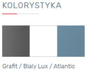 Meblar Łóżko z pojemnikiem TABLO System TA12A meble młodzieżowe - Grafit / Bialy Lux / Atlantic płyta laminowana obrzeża ABS Meblar Łóżko z pojemnikiem TABLO System TA12A meble młodzieżowe - Grafit / Bialy Lux / Atlantic płyta laminowana obrzeża ABS