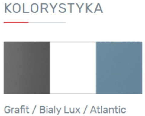 Meblar Dostawka (do łóżka) TABLO System TA12B - Grafit / Biały Lux / Atlantic płyta laminowana obrzeża ABS Meble młodzieżowe Meblar Dostawka (do łóżka) TABLO System TA12B - Grafit / Biały Lux / Atlantic płyta laminowana obrzeża ABS Meble młodzieżowe