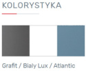 Meblar Szafa narożna Garderoba TABLO System TA1 Meble młodzieżowe - Grafit / Bialy Lux / Atlantic płyta laminowana obrzeża ABS Meblar Szafa narożna Garderoba TABLO System TA1 Meble młodzieżowe - Grafit / Bialy Lux / Atlantic płyta laminowana obrzeża ABS
