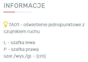 SZAFA DWUDRZWIOWA NA UBRANIA Z SZUFLADAMI TABLO System TA3 Meblar meble młodzieżowe - GRAFIT / ENIGMA LAMINAT obrzeża ABS SZAFA DWUDRZWIOWA NA UBRANIA Z SZUFLADAMI TABLO System TA3 Meblar meble młodzieżowe - GRAFIT / ENIGMA LAMINAT obrzeża ABS