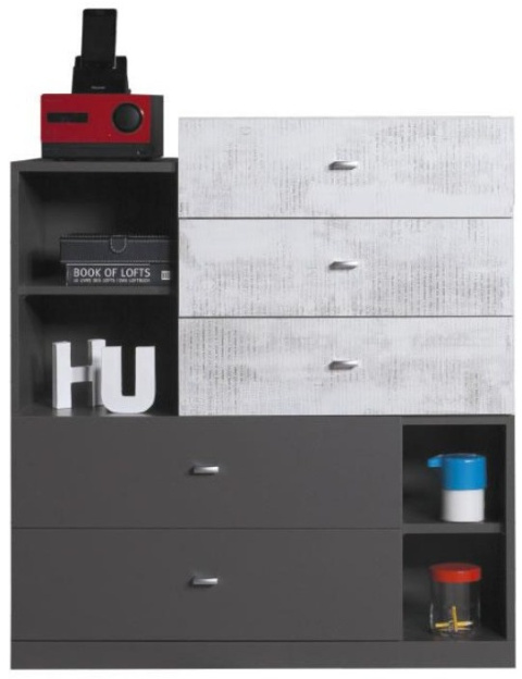 Meblar Komoda TABLO System TA7 - Grafit / Enigma Meblar Komoda TABLO System TA7 - Grafit / Enigma