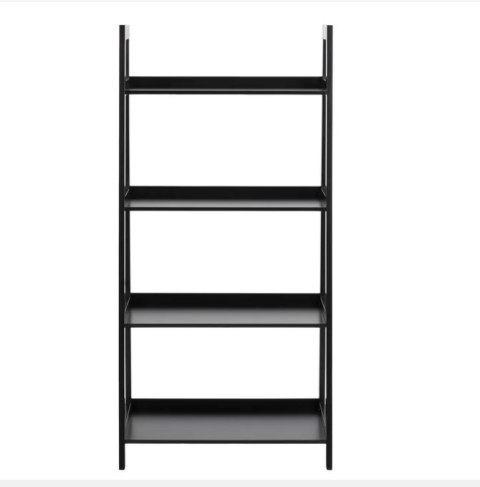 Actona ACTONA nowoczesny regał WALLY 63x40x130 czarny-drewniany Actona ACTONA nowoczesny regał WALLY 63x40x130 czarny-drewniany