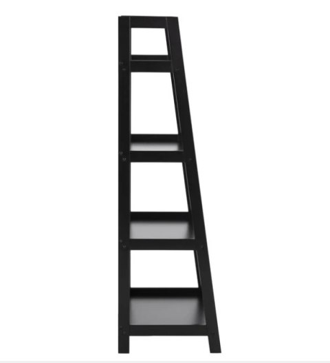 Actona ACTONA nowoczesny regał WALLY 63x40x130 czarny-drewniany Actona ACTONA nowoczesny regał WALLY 63x40x130 czarny-drewniany
