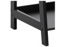 Actona ACTONA nowoczesny regał WALLY 63x40x130 czarny-drewniany Actona ACTONA nowoczesny regał WALLY 63x40x130 czarny-drewniany