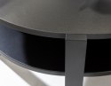 Forte COFFEE TABLES CFTT5024-Z13M Stolik okolicznościowy, kawowy, okrągły, Czarny mat Forte COFFEE TABLES CFTT5024-Z13M Stolik okolicznościowy, kawowy, okrągły, Czarny mat