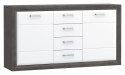 Meble Forte LENNOX NEW ENXK231-C275 Komoda Biały/Szary Meble Forte LENNOX NEW ENXK231-C275 Komoda Biały/Szary