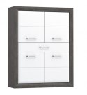Meble Forte LENNOX NEW ENXK421-C275 Szafka Biały/Szary Meble Forte LENNOX NEW ENXK421-C275 Szafka Biały/Szary