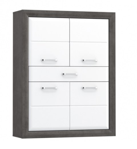 Meble Forte LENNOX NEW ENXK421-C275 Szafka Biały/Szary Meble Forte LENNOX NEW ENXK421-C275 Szafka Biały/Szary